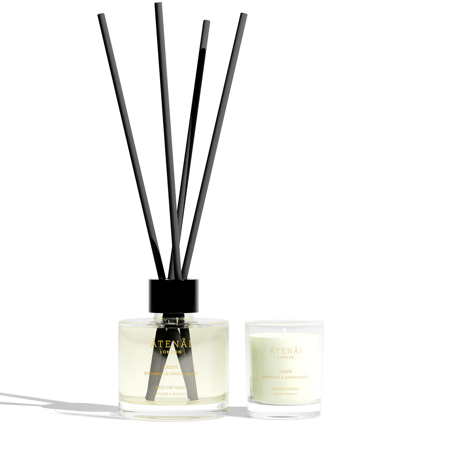 Oasis Candle & Reed Diffuser Set