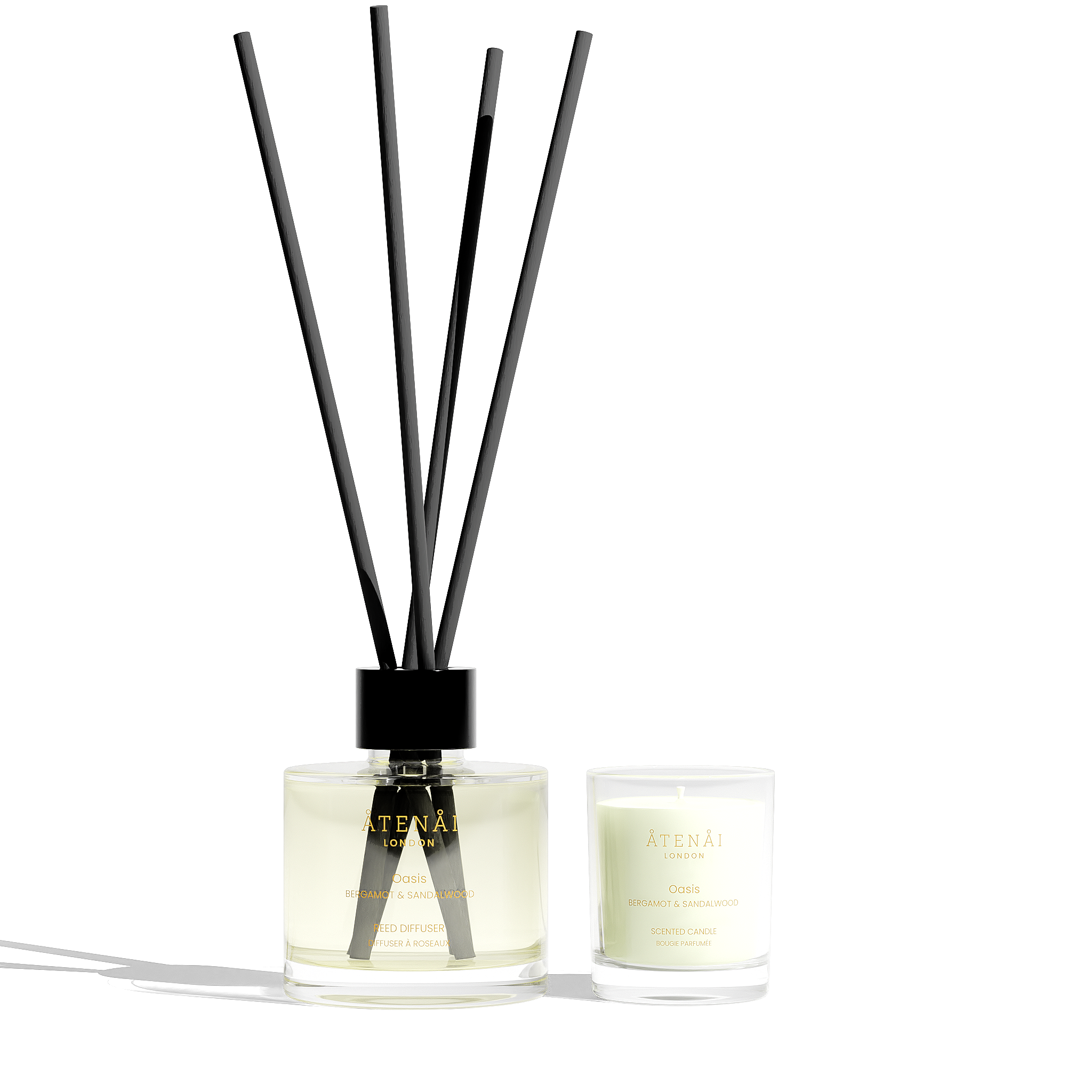 Oasis Candle & Reed Diffuser Set