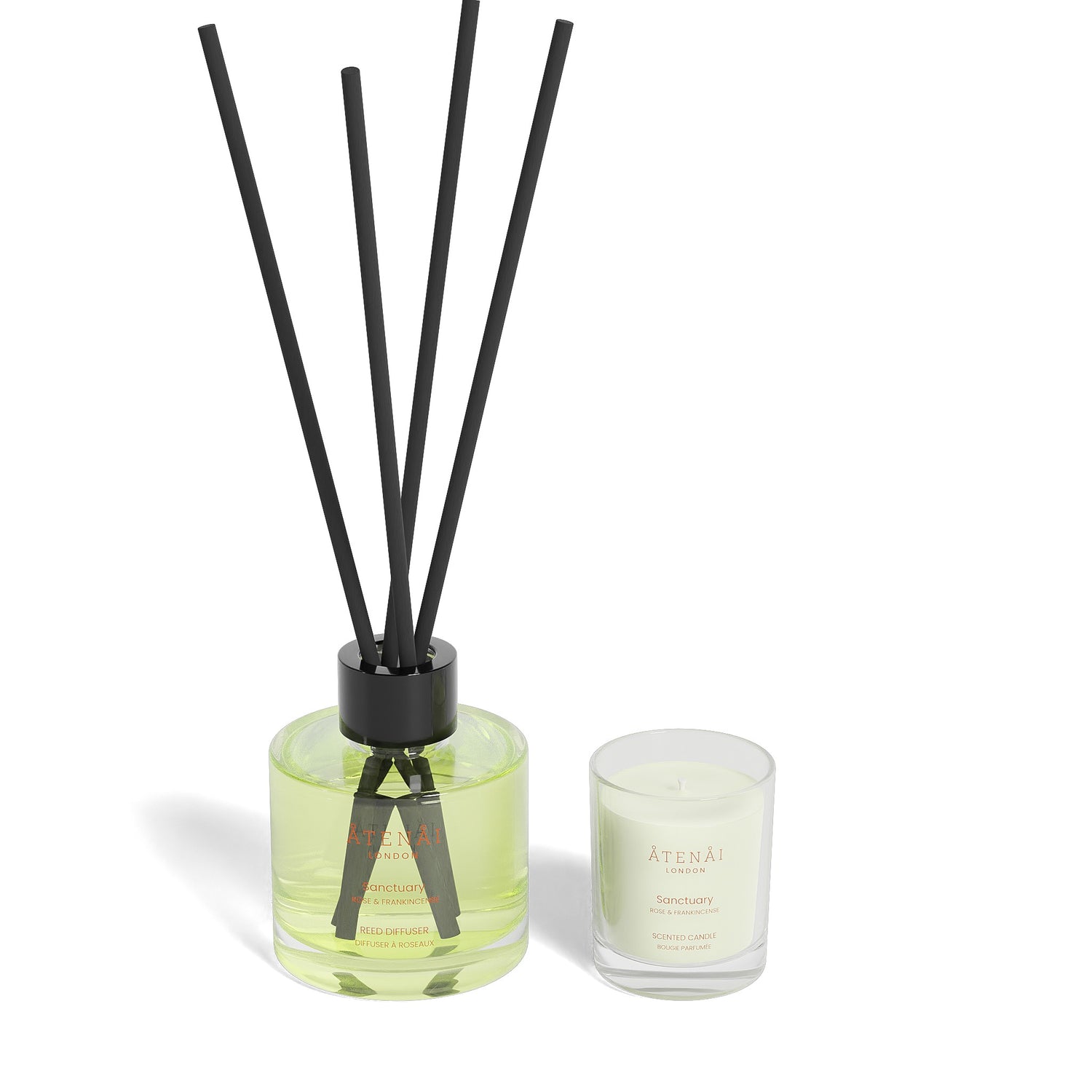 Sanctuary Candle & Reed Diffuser Set