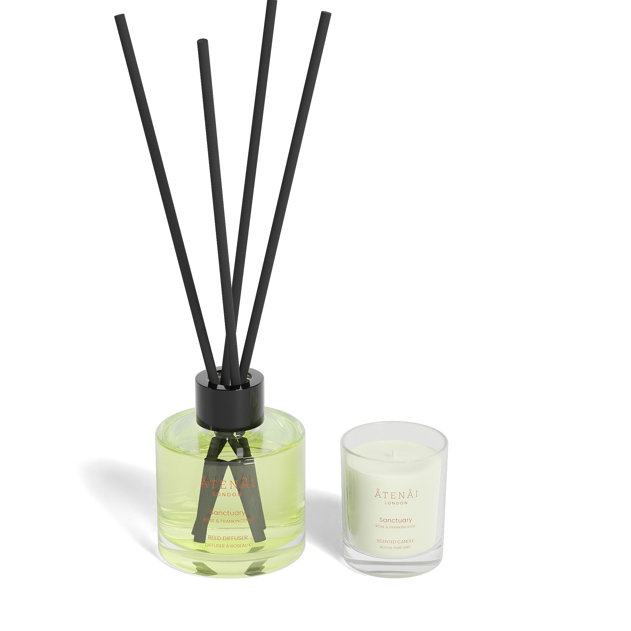 Sanctuary Candle & Reed Diffuser Set