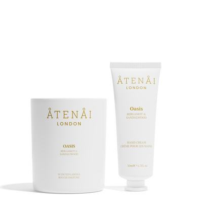 Oasis Candle And Hand Cream Set